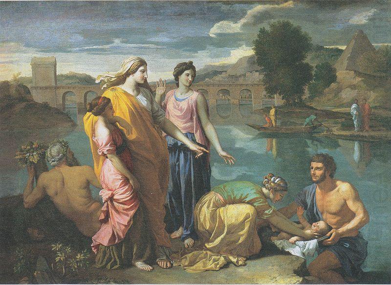 Nicolas Poussin The Finding of Moses china oil painting image